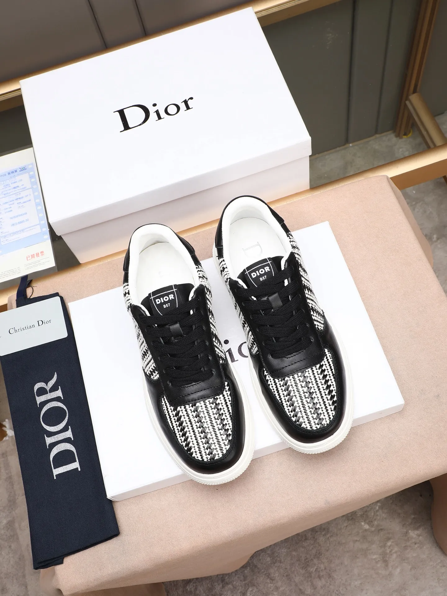 Men's men's shoes💰420 [Dior] small cloth shoes, waterproof fabric imported from Italy➕breathable sheepskin lining! Ultra-light and wear-resistant outsole. Super comfortable size: 38-44
